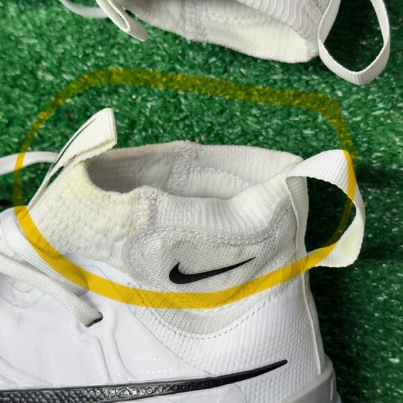 Nike Alpha Huarache NXT White Mens Baseball Cleats DJ6517-100 NEW* Sz 7 / WMNS 8 - Picture 8 of 8